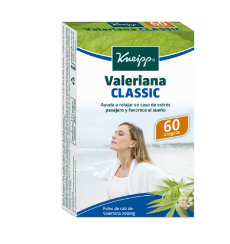 Kneipp Valeriana Classic 60 grageas