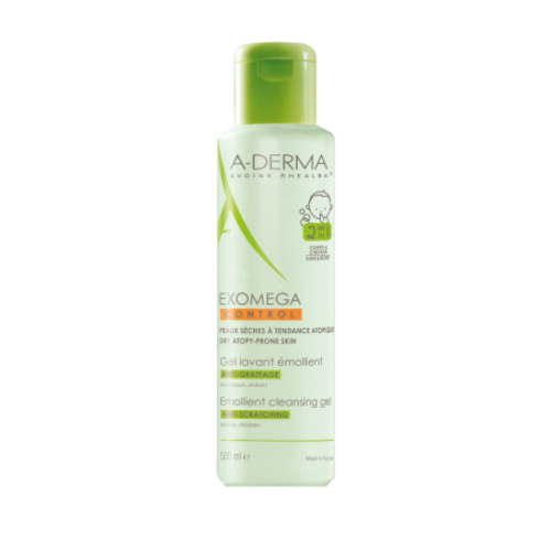 A-Derma Exomega Gel 2 en 1 Cuerpo y Cabello 500 ml