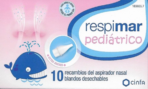 Respimar Pediatrico 10 recambios aspirador nasal 