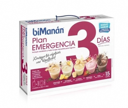 Bimanan Complet Diet 3 dias completos 15 sobres