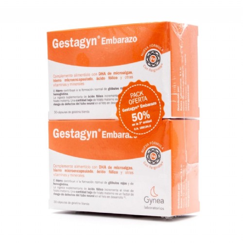 Gestagyn embarazo (pack duo 2 x 30 caps)