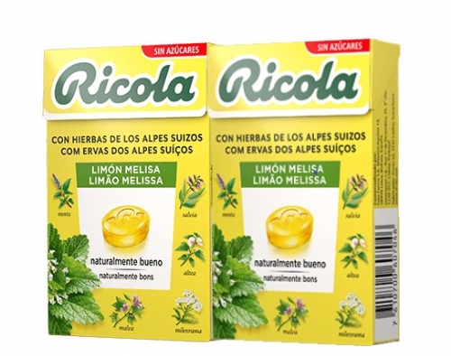 Ricola Caramelos Limón Melisa 2 cajas