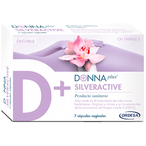 Donna Plus+ Silveractive 7 cápsulas vaginales