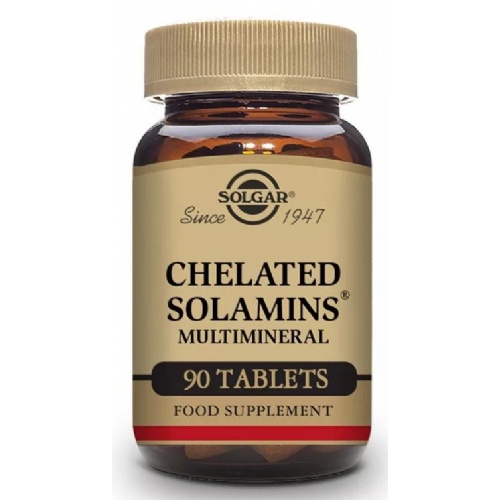 Chelated solamins multimineral 90 comprimidos solgar