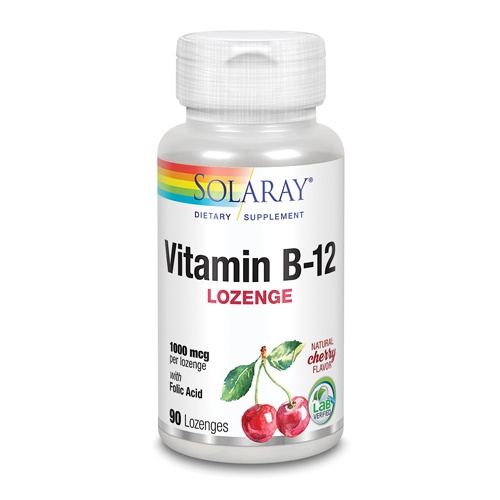 Vitamin B-12 2000mcg 90 lozenges Solaray