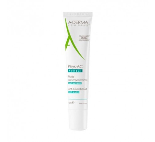 A-derma phys-ac perfect fluido - anti-imperfecciones anti-marcas (1 envase 40 ml)