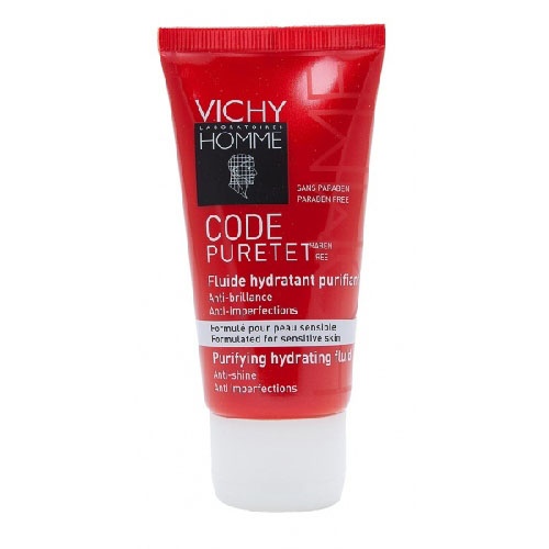 Vichy homme fluido hidratante purificante code p