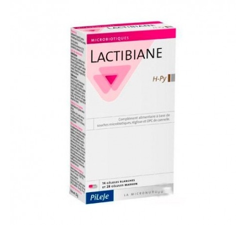 Lactibiane H-Py 14 cápsulas blancas y 28 cápsulas marrones