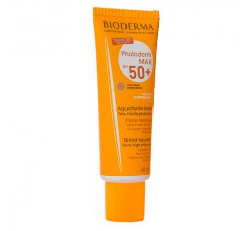 Photoderm max 50+ aquafluido dorado 40ml