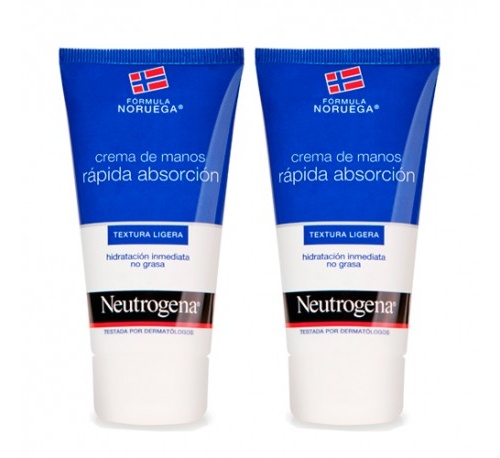 Neutrogena crema de manos rapida absorcion (75 ml 2 unidades)