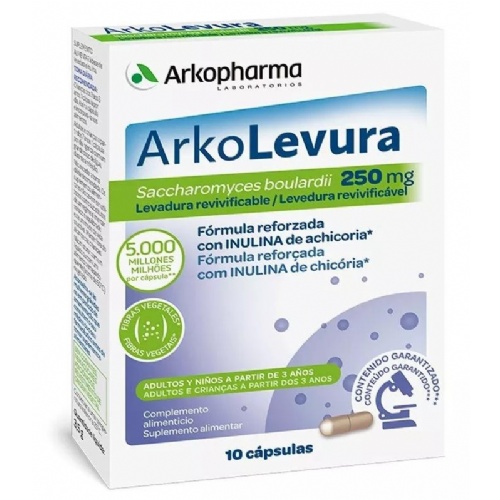 Arko-levura saccharomyces boulardii (250 mg 10 capsulas)