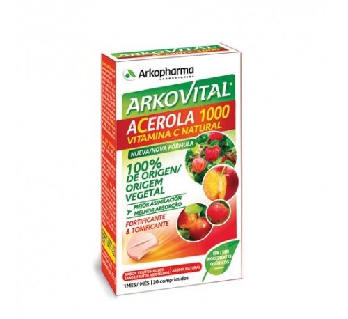 Arkovital acerola 1000 vitamina c (30 comp)