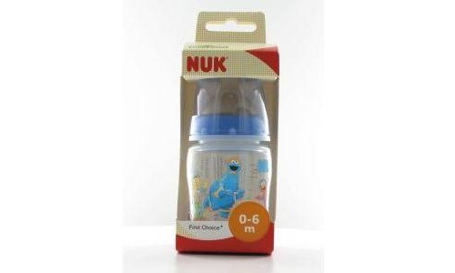 Biberon fc pp latex - nuk (1m 150 ml barrio sesamo)