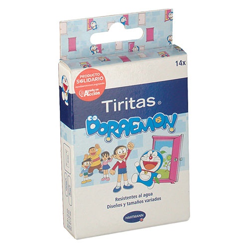 TIRITAS DORAEMON SURTIDAS 14 U