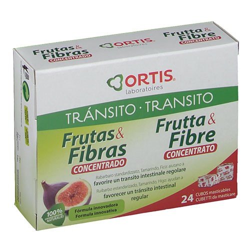 Fruta y fibra concentrado (24 cubos)