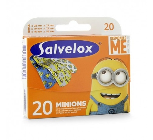 Salvelox - aposito adhesivo (minions 20 apositos infantiles)