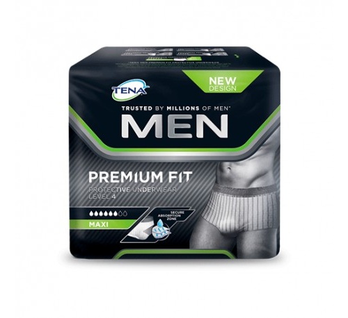 TENA MEN PROTECTIVE UNDERWEAR - CALZONCILLO ABSORB INC ORINA (TALLA L 10 U)