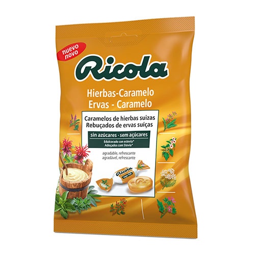 Ricola Caramelos Sin Azúcar - Hierbas / Caramelo 50 g