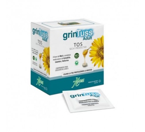 Grintuss adult con poliresin (20 comprimidos)