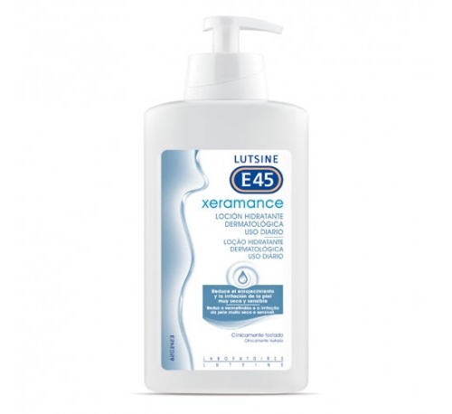 E45 lutsine xeramance protectora hidratante - locion dermatologica uso diario (locion 500 ml)