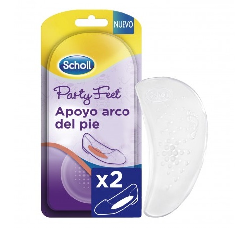 Scholl party feet apoyo arco del pie - con tecnologia gelactiv (1 par)