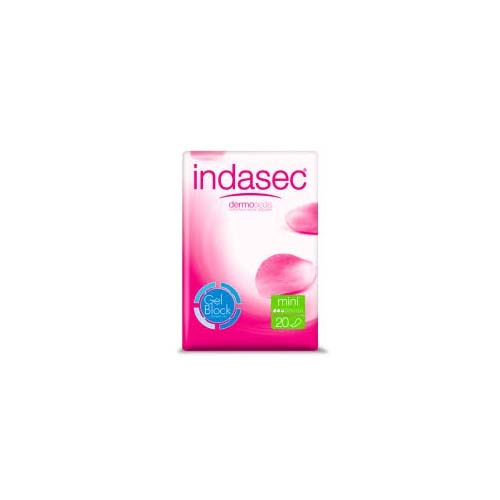 Indasec mini compresa perdidas leves (bolsa 20+10 compresas)