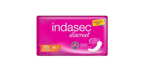 Indasec maxi compresa perdidas leves (bolsa 20 compresas)