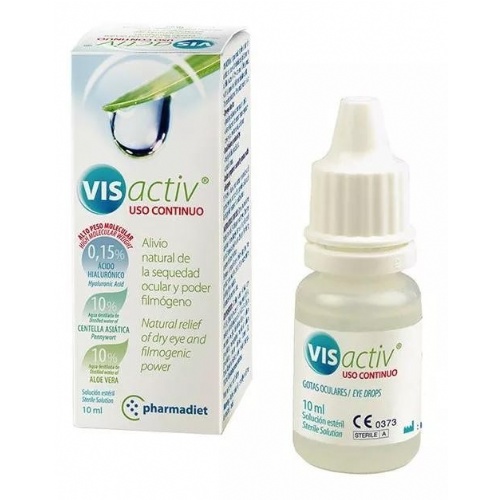 Vis activ esteril uso continuo - gotas oculares humectantes (1 envase 10 ml)