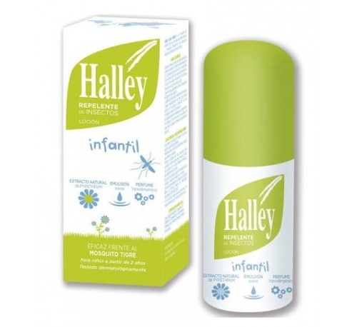 Halley Loción Infantil Repelente de Insectos 100 ml