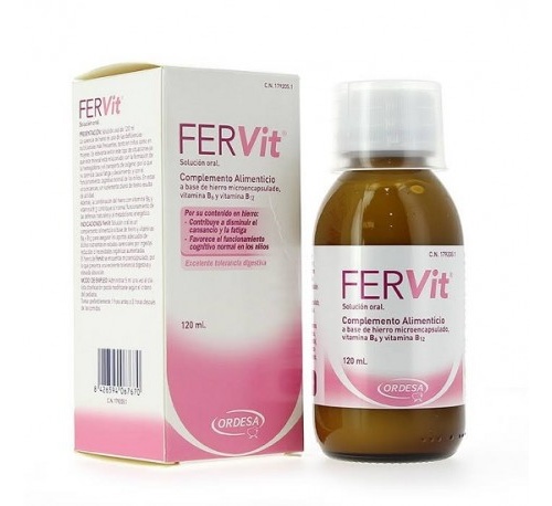 Fervit solucion oral (120 ml)