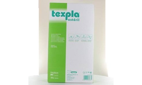 Texpla - aposito esteril (10 x 20 cm 8 sobres de 5 u)