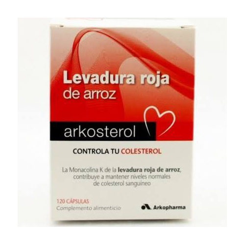 Arkosterol regula colesterol - levadura arroz rojo (120 capsulas)