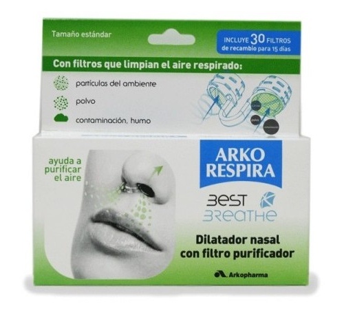 Arkorespira dilatador nasal con filtro