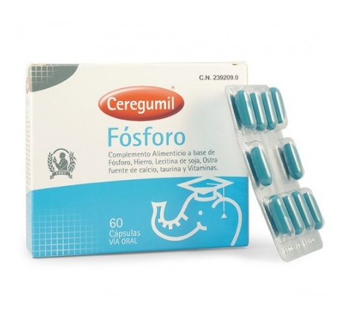 Ceregumil fosforo c/ lecitina de soja caps (60 capsulas)