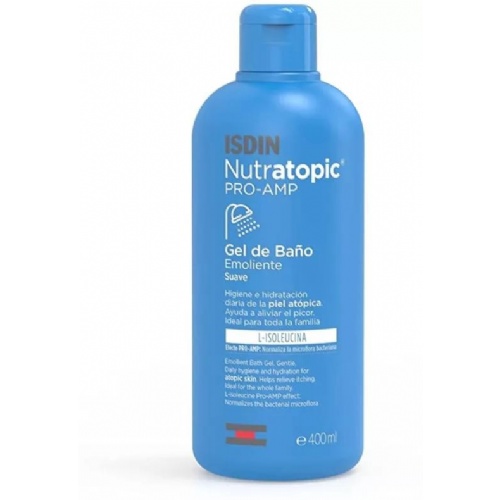 Isdin nutratopic pro-amp - gel de baño emoliente (1 frasco 400 ml)