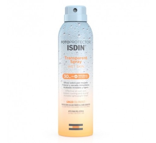 Isdin Fotoprotector Transparent Spray Wet Skin SPF 30 - 250 ml