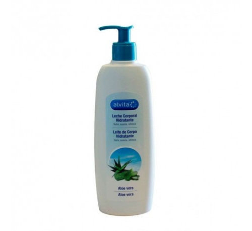 Alvita leche corporal hidratante con aloe vera (400 ml)