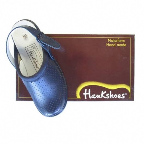 Zuecos - hankshoes relax (azul t-41)