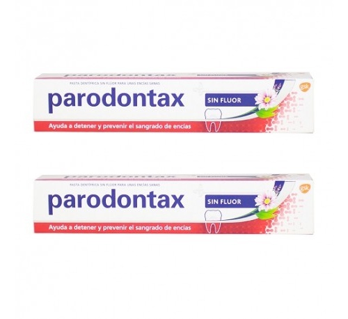 Parodontax sin fluor pasta dental (duplo 75 ml 2 u)