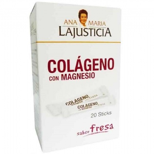 Colageno con magnesio sticks (fresa 20 sticks)