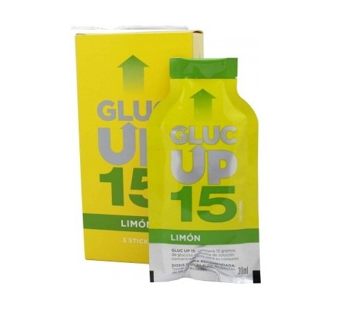 Gluc up 15 faes farma (sabor limon  3 sticks)