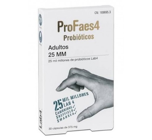 Profaes4 Probioticos Adultos  25 mm 30 cápsulas