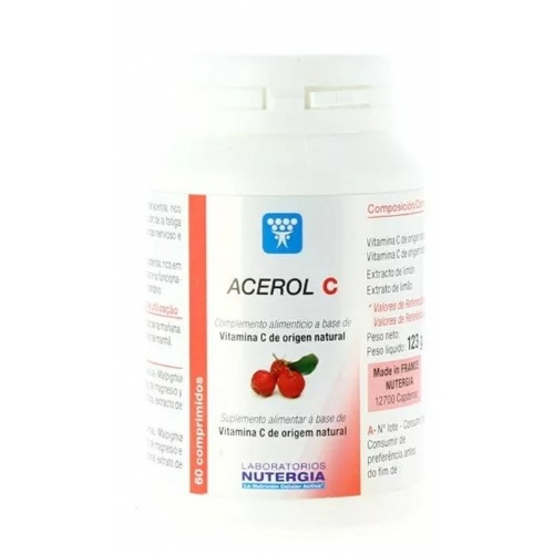 Acerol c 60 comprimidos         nutergia