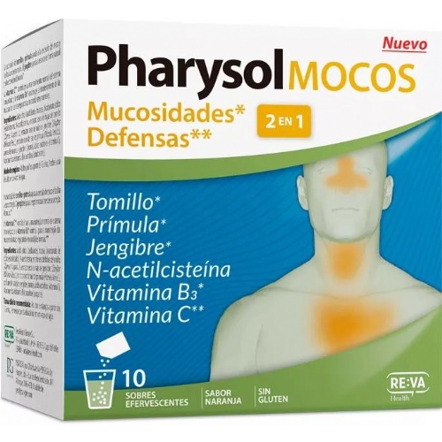 Pharysolmocos (10 sobres efervescentes)