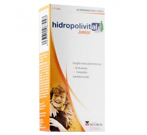 Hidropolivital junior comp masticable (40 comp + 20)