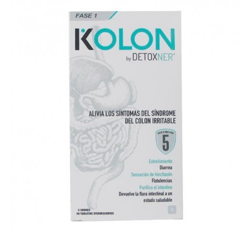 Kolon by detoxner fase 1 (20 tabletas efervescentes + 5 sobres)