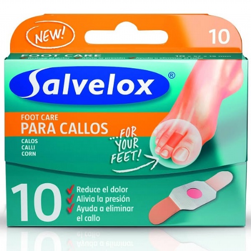 Salvelox callos con acido salicilico (57 mm x 19 mm 10 u)