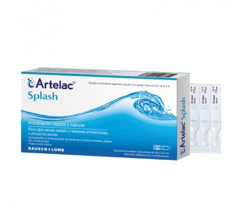 ARTELAC SPLASH COLIRIO OJOS SECOS (0.5 ML 30 UNIDOSIS)