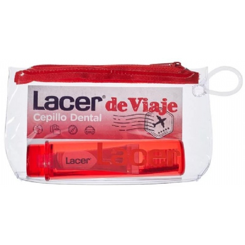 Cepillo dental adulto - lacer (viaje 1 unidad)