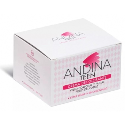 Andina teen o (crema decolorante 1 tarro 30 ml + polvo 1 tubo 10 ml)